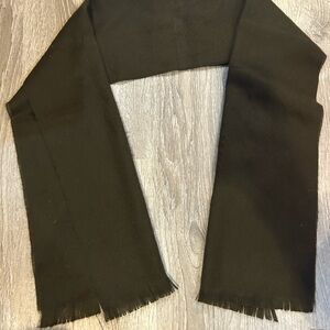 Classic Brown soft scarf 100% acrylic cashmore 54 1/2 in x 12 in